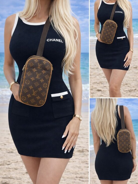 Louis Vuitton Handbags - Authentic Louis Vuitton Monogram Gange Pochette Crossbody Bag Bum Shoulder Waist